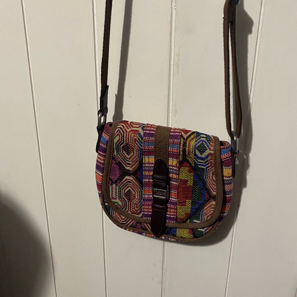 TOMS Print Cross Body Small Purse Handbag